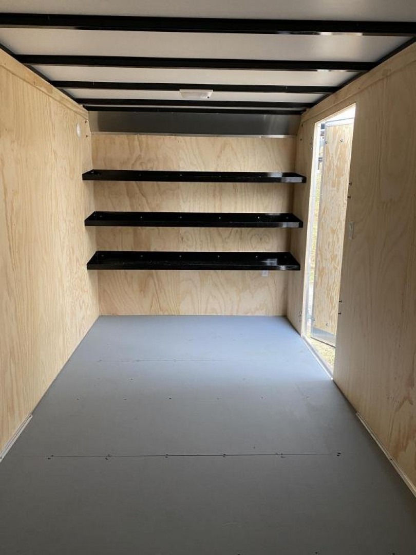 New 2025 Car Mate 7x16 HD Contractor Trailer w/ Rear Barn Doors (9990#)