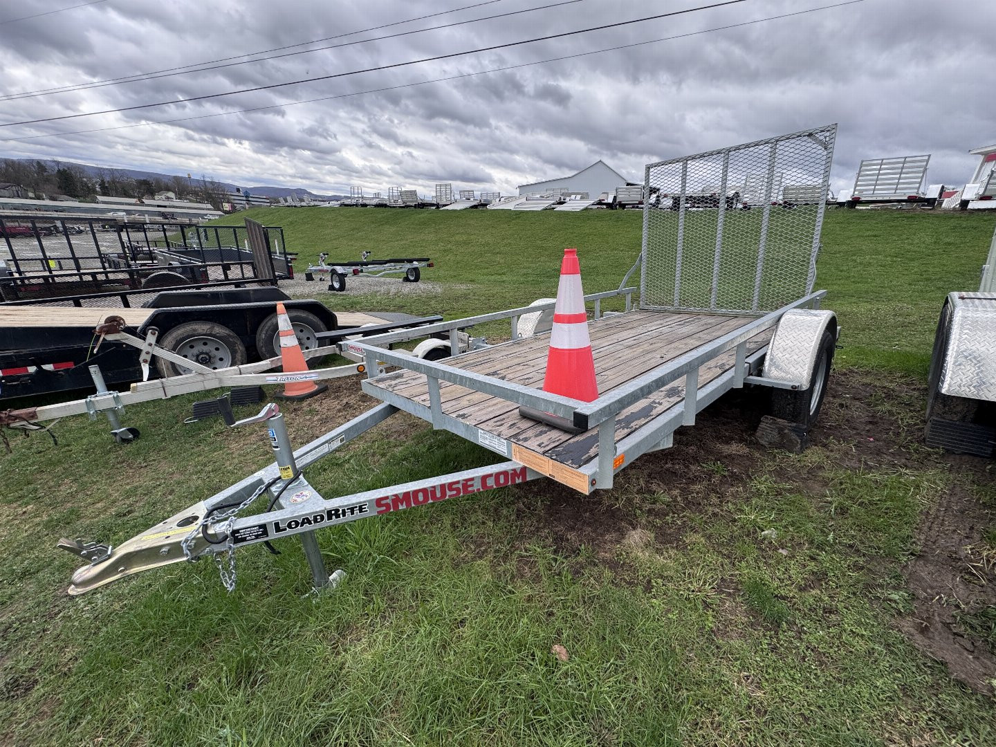 Used 2023 Load Rite 5.5x11 ALL GALVANIZED Utility w/ Spring Assist Gate