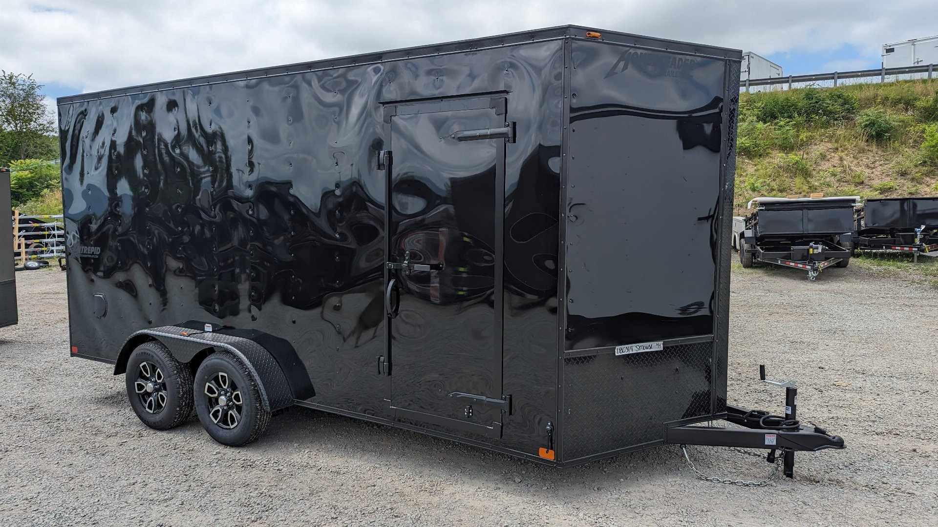 New 2025 Homesteader 7x16 Intrepid V-Nose Cargo Trailer w/ Ramp Door (84" Inside!!!)