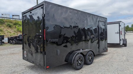 New 2025 Homesteader 7x16 Intrepid V-Nose Cargo Trailer w/ Ramp Door (84" Inside!!!)