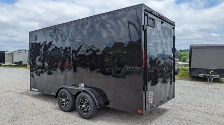 New 2025 Homesteader 7x16 Intrepid V-Nose Cargo Trailer w/ Ramp Door (84" Inside!!!)