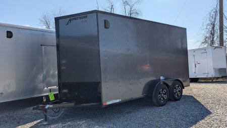 New 2025 Homesteader 7x14 Intrepid V-Nose Cargo Trailer w/ Ramp Door (84  Inside)