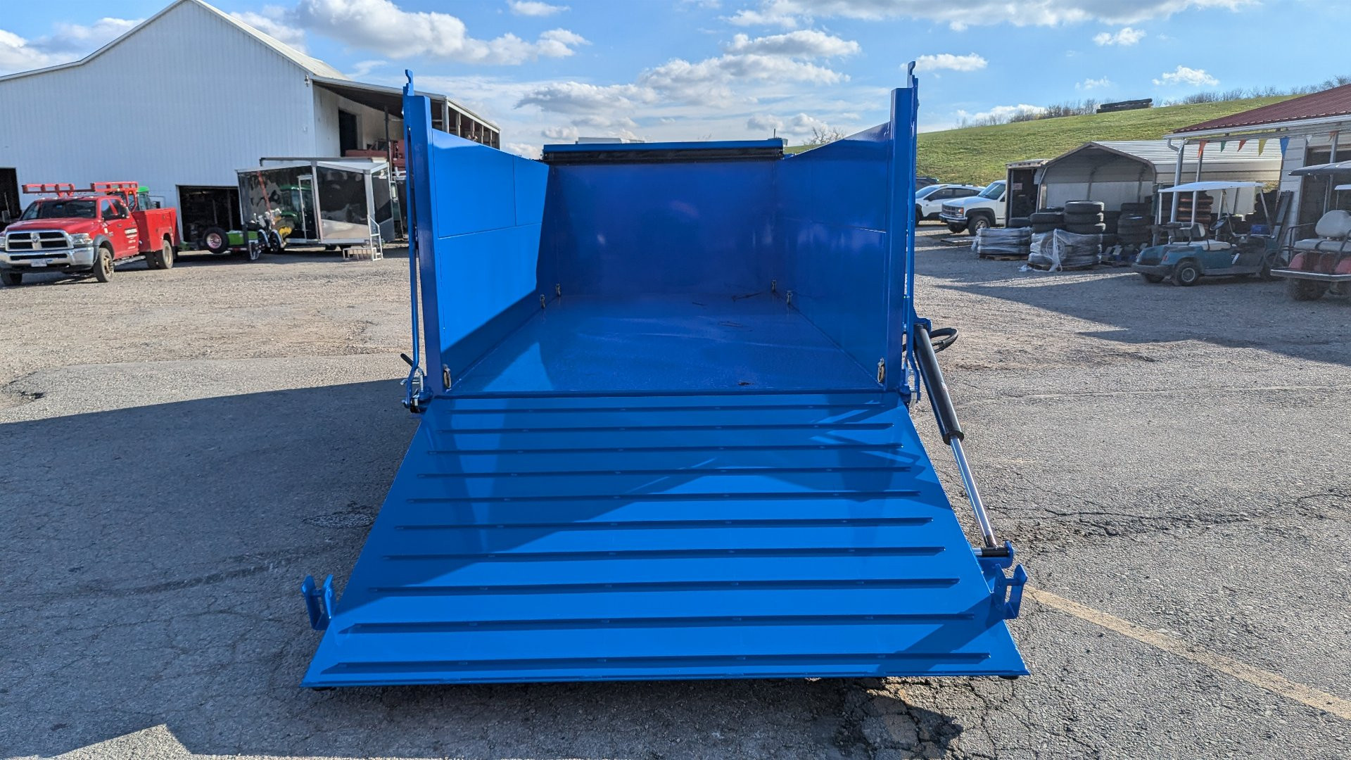 New 2025 BWise 6'10" x 14 HD Ultimate Dump Trailer w/ Hydraulic Gate (PRICE DROP!!!)