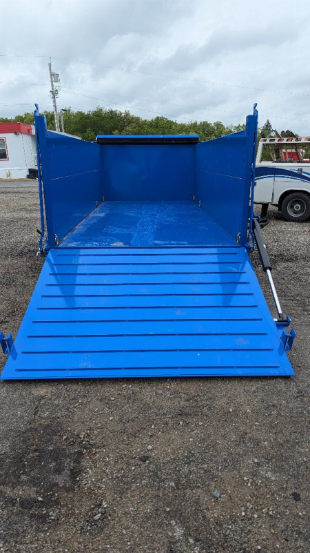 New 2025 BWise 6'10" x 14 HD Ultimate Dump Trailer w/ Hydraulic Gate (PRICE DROP!!!)