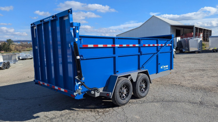 New 2025 BWise 6'10" x 14 HD Ultimate Dump Trailer w/ Hydraulic Gate (PRICE DROP!!!)