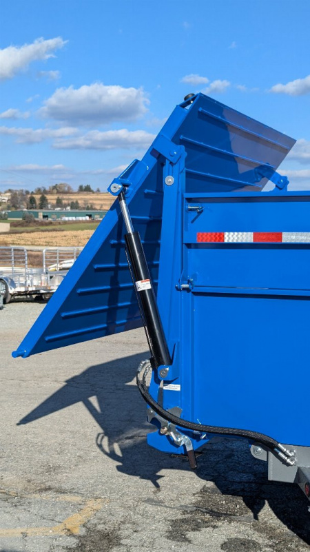 New 2025 BWise 6'10" x 14 HD Ultimate Dump Trailer w/ Hydraulic Gate (PRICE DROP!!!)