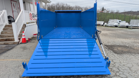 New 2025 BWise 6'10" x 16 HD Ultimate Dump Trailer w/ Hydraulic Double Acting Gate (PRICE DROP!!!)