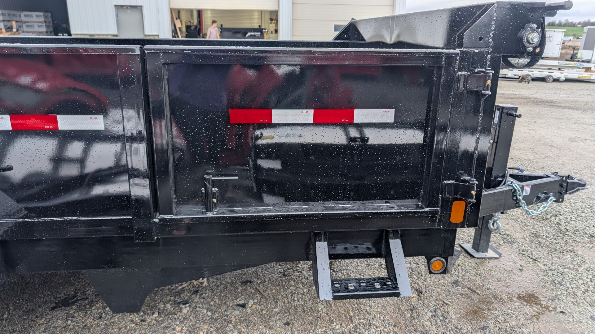 New 2025 Homesteader 6'8" x 14 HD Lo Pro Equipment Dump Trailer w/ SIDE GATE (LEFTOVER PRICING!!!)(PRICE DROP!!)