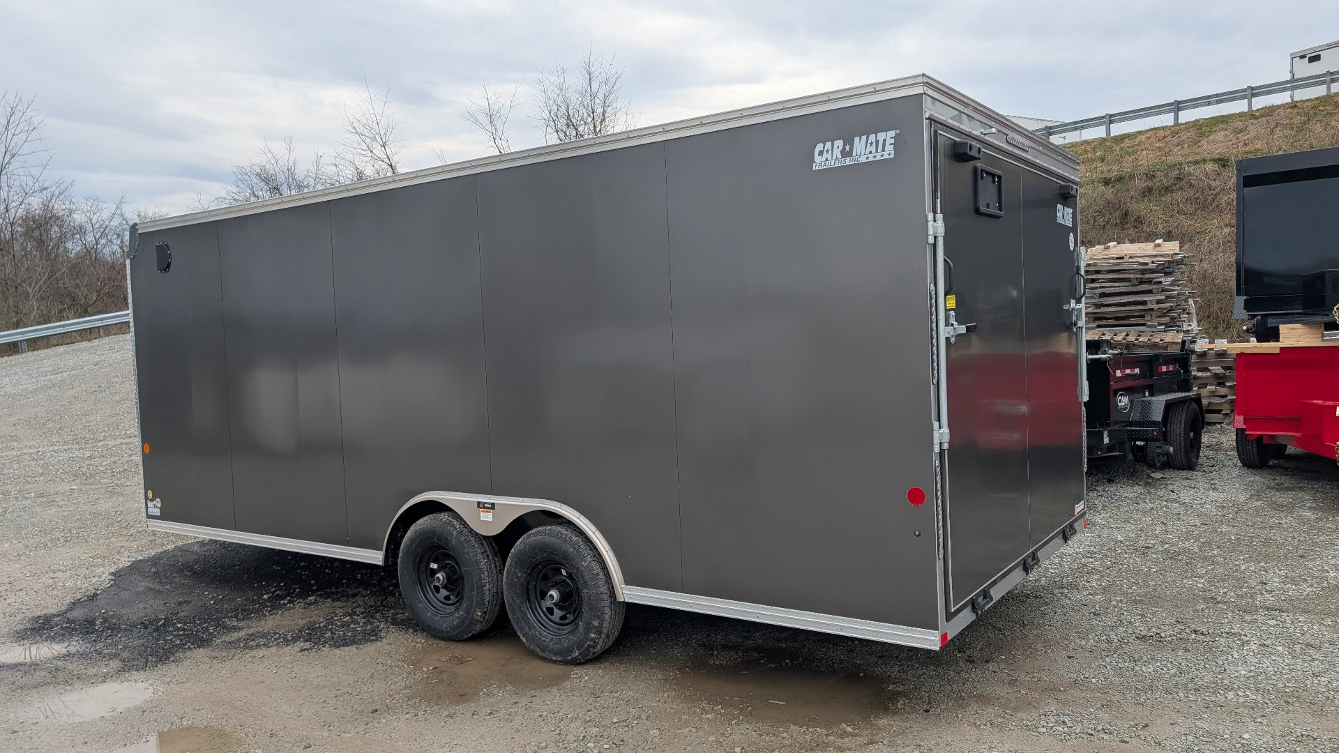 New 2025 Car Mate 8.5 x 20 HD Custom Car Hauler w/ Ramp (9990# GVWR)