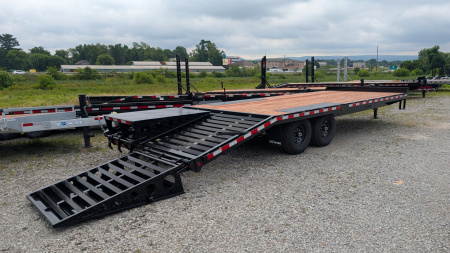 New 2025 BWise 19+5 HD Deckover Tagalong w/ Self Cleaning Dove & Full Width Wedge Ramps