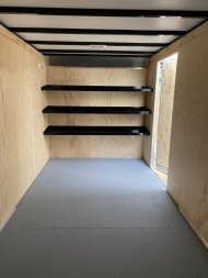 New 2025 Car Mate 7x16 HD Contractor Trailer w/ Barn Doors