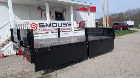 New 2025 BWise 7x16 Deckover Dump Trailer w/ Drop Sides!!!