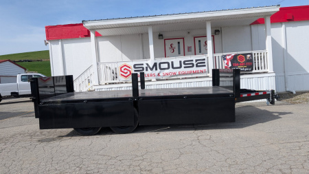 New 2025 BWise 7x16 Deckover Dump Trailer w/ Drop Sides!!!