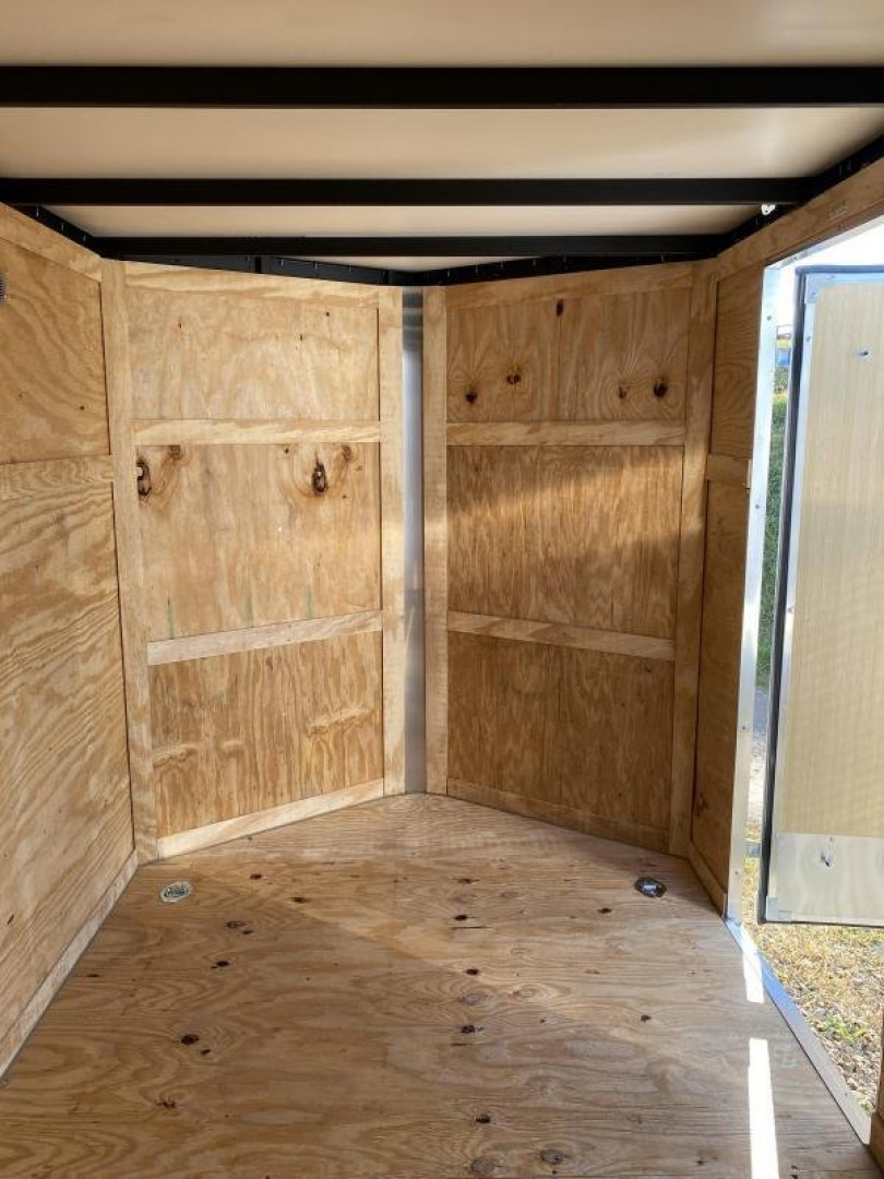 New 2025 Homesteader 6x12 Intrepid V-Nose Cargo Trailer w/ Ramp Door