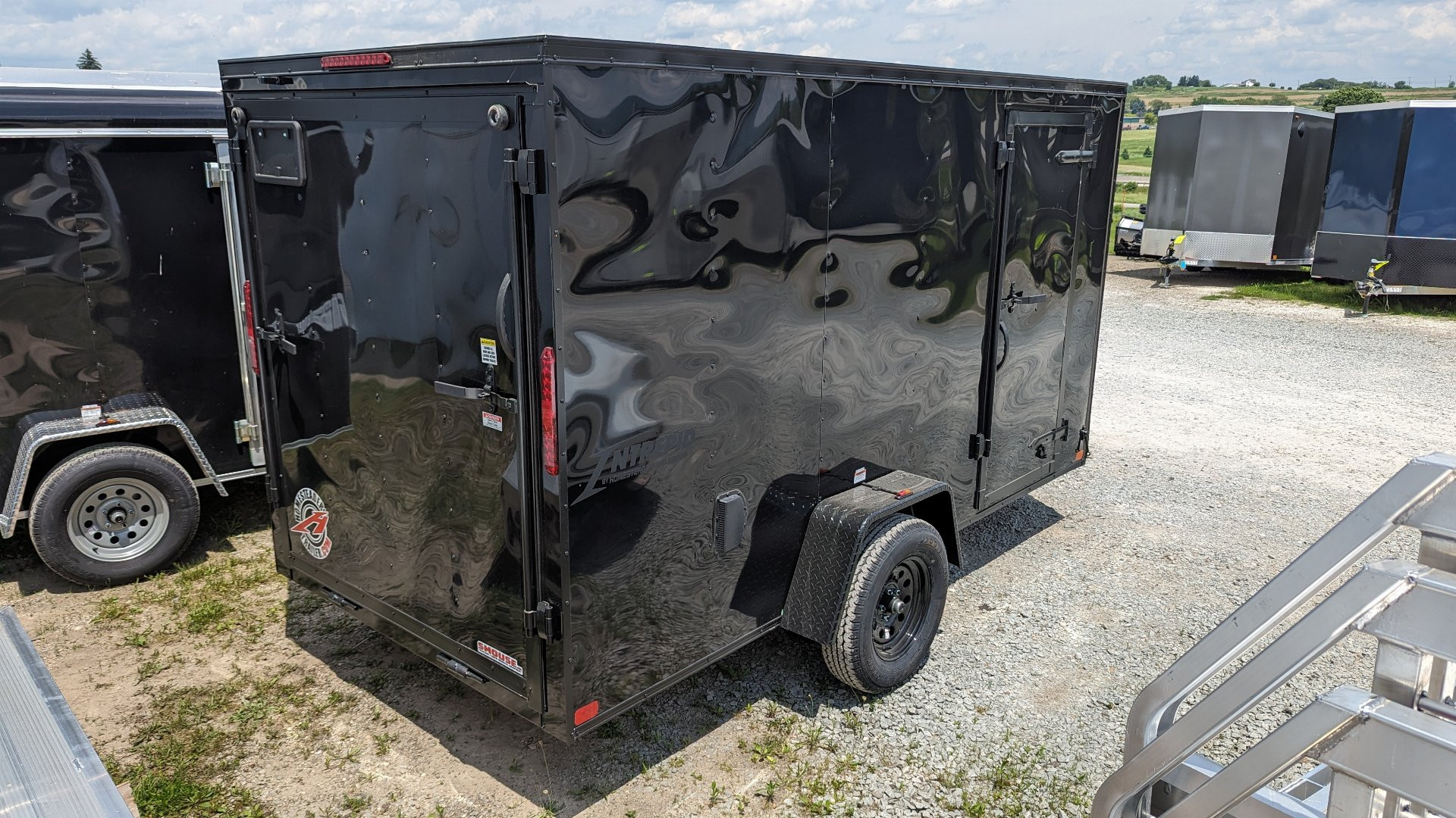 New 2025 Homesteader 6x12 Intrepid V-Nose Cargo Trailer w/ Ramp Door