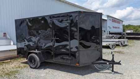 New 2025 Homesteader 6x12 Intrepid V-Nose Cargo Trailer w/ Ramp Door