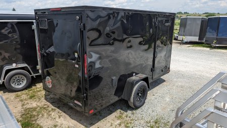 New 2025 Homesteader 6x12 Intrepid V-Nose Cargo Trailer w/ Ramp Door