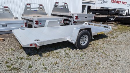 New 2026 Aluma 6'10" x 14' HD Single Axle Aluminum Tilt Trailer