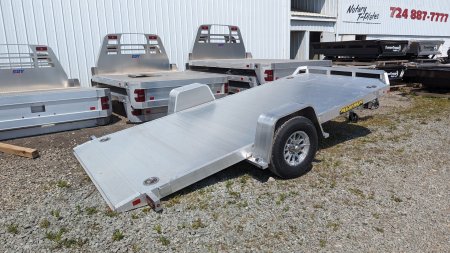 New 2026 Aluma 6'10" x 14' HD Single Axle Aluminum Tilt Trailer