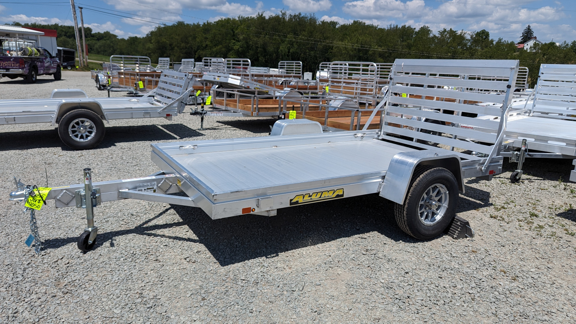New 2026 Aluma 7210H Utility Trailer