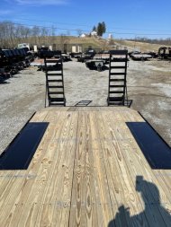 New 2025 Quality 18+4 HD General Duty Deckover Tagalong w/ Stand Up Ramps