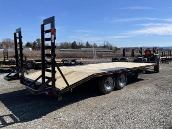 New 2025 Quality 18+4 HD General Duty Deckover Tagalong w/ Stand Up Ramps