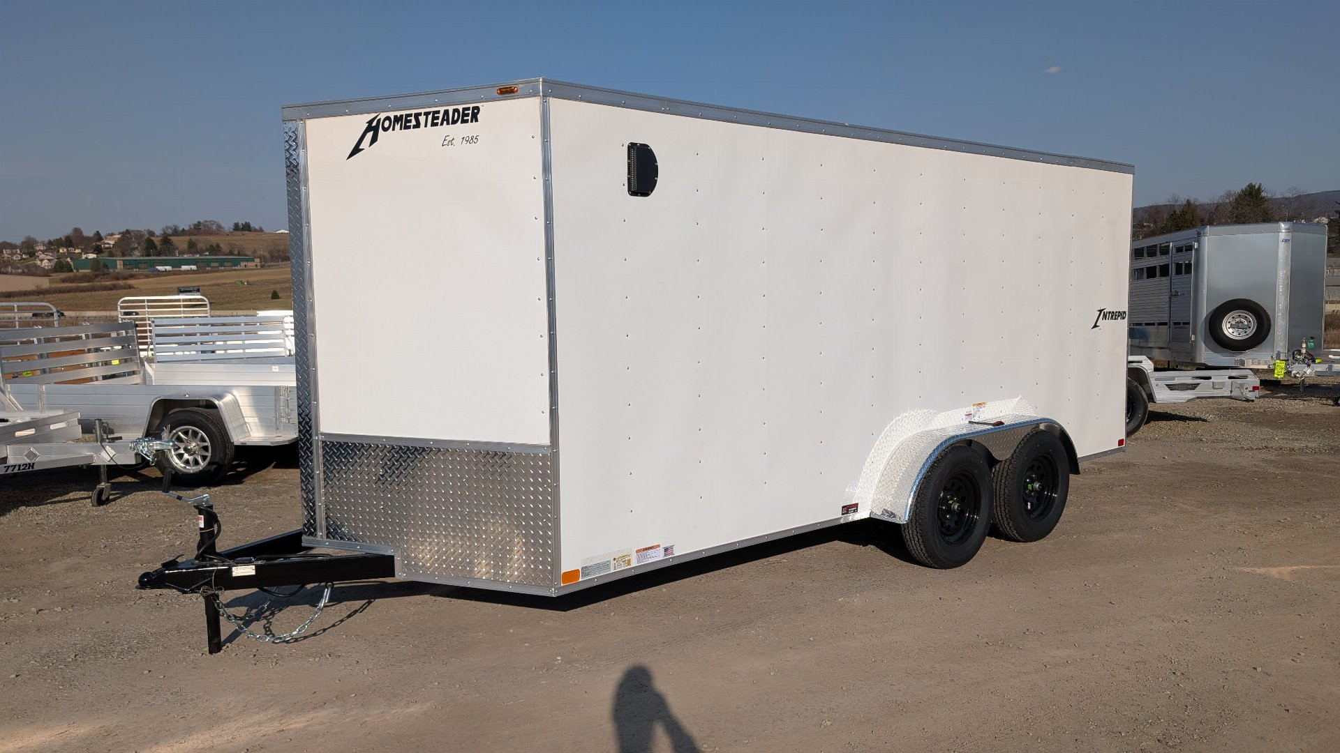 New 2025 Homesteader 7x16 Intrepid V-Nose Cargo Trailer w/ Ramp Door