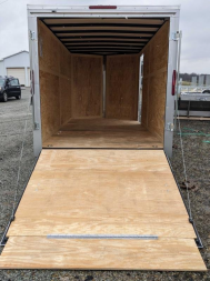 New 2025 Homesteader 7x16 Intrepid V-Nose Cargo Trailer w/ Ramp Door