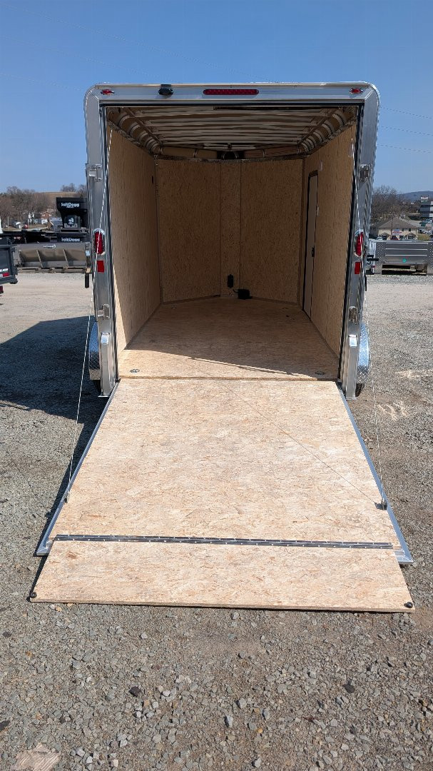 New 2025 Legend 12+3 Deluxe V-Nose Cargo Trailer w/ Ramp (79" Door Opening!!!)