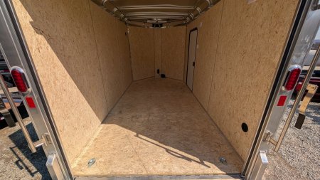 New 2025 Legend 12+3 Deluxe V-Nose Cargo Trailer w/ Ramp (79" Door Opening!!!)