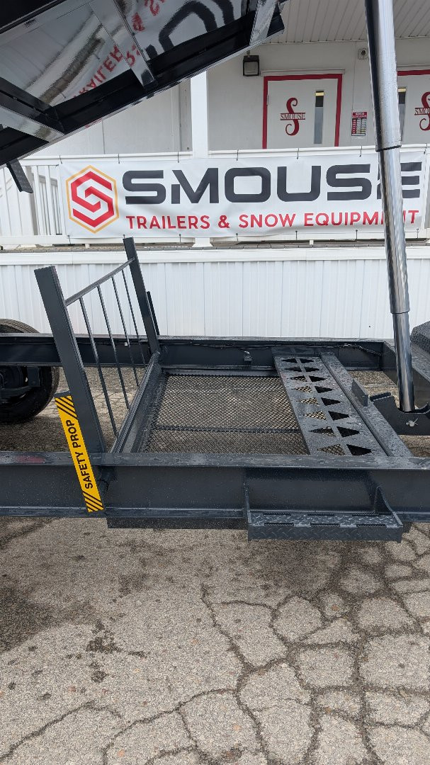 New 2025 Belmont 6'10" x 16 HD DLX Lo Pro Hydraulic Equipment Dump w/ 3 Way Gate (8K Axles!!!)