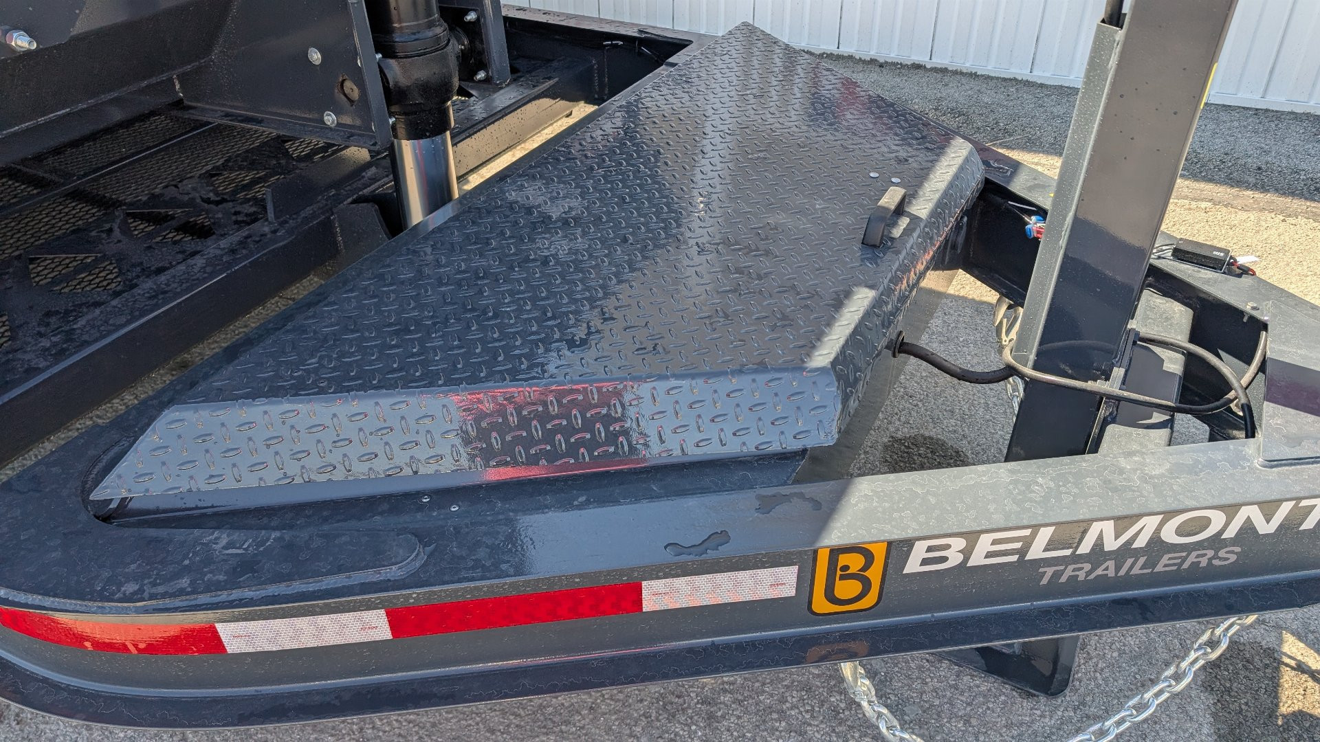 New 2025 Belmont 6'10" x 14 HD DLX Lo Pro Hydraulic Equipment Dump w/ 3 Way Gate