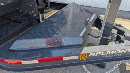 New 2025 Belmont 6'10" x 14 HD DLX Lo Pro Hydraulic Equipment Dump w/ 3 Way Gate