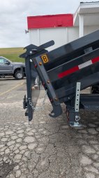 New 2025 Belmont 6'10" x 14 HD DLX Lo Pro Hydraulic Equipment Dump w/ 3 Way Gate