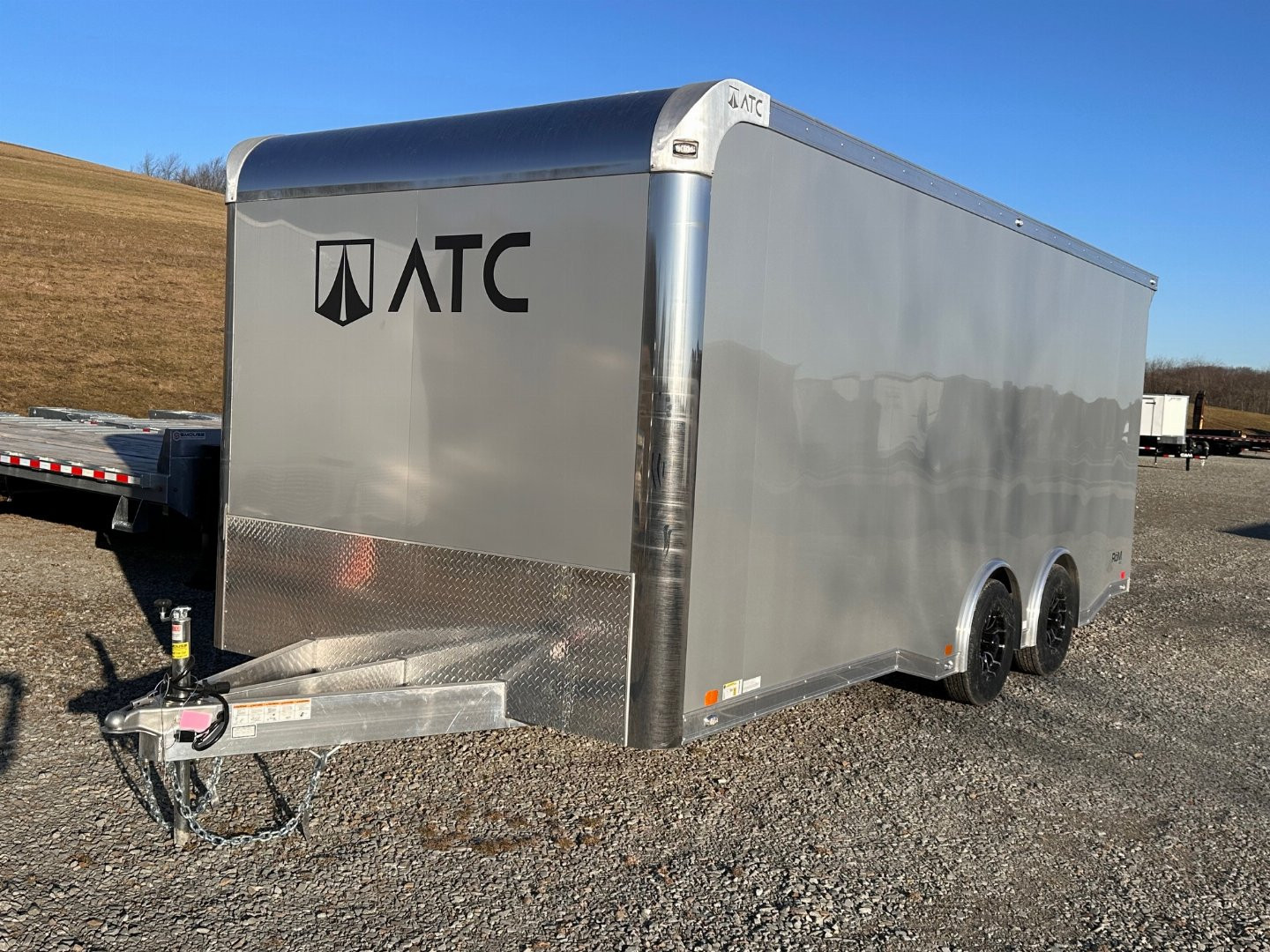 New 2024 ATC 8.5 x 20 "ROM400" Enclosed ALUMINUM Car Hauler