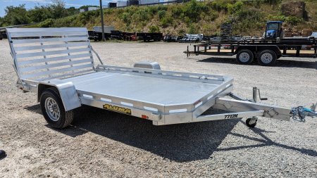 New 2026 Aluma 6'5" x 12 HD Utility Trailer w/ 4' Gate