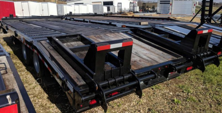 New 2025 CAM Superline 20+5 HD "BEAST" Deckover Tagalong w/ Air Brakes & Wood Filled Bi-Directional SPRING Assist Ramps