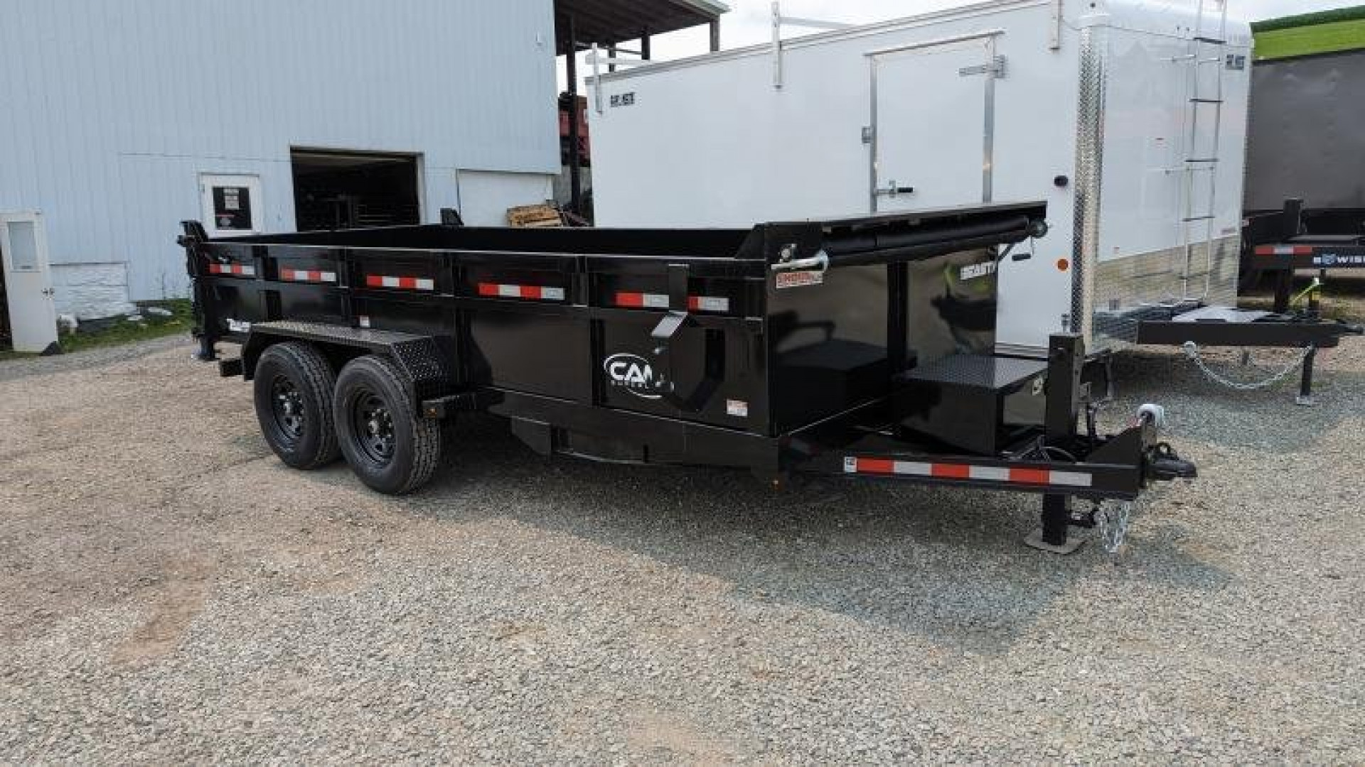 New 2025 CAM Superline 6'10" x 14' HD "BEAST" Lo Pro Equipment Dump w/ Underbody Ramps (8K AXLES!!!)