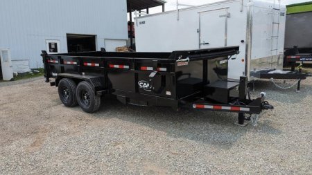 New 2025 CAM Superline 6'10" x 16' HD "BEAST" Lo Pro Equipment Dump w/ Underbody Ramps (8K AXLES!!!)