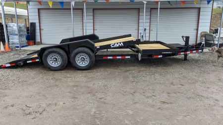 New 2025 CAM Superline 19' (4+15) Lo Pro Split Tilt Trailer