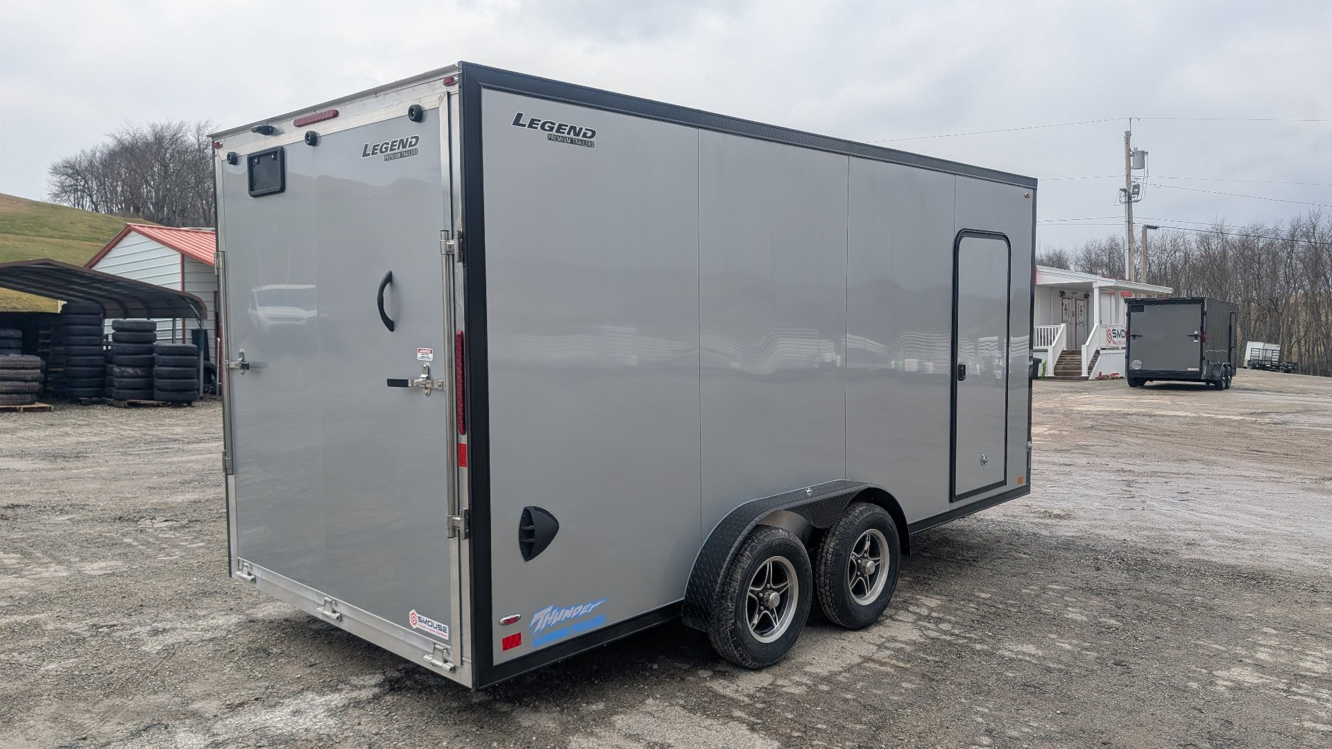 New 2025 Legend 7.5 x 16 + 2' V-Nose Thunder Cargo Trailer w/ Ramp (84" Inside!!!)