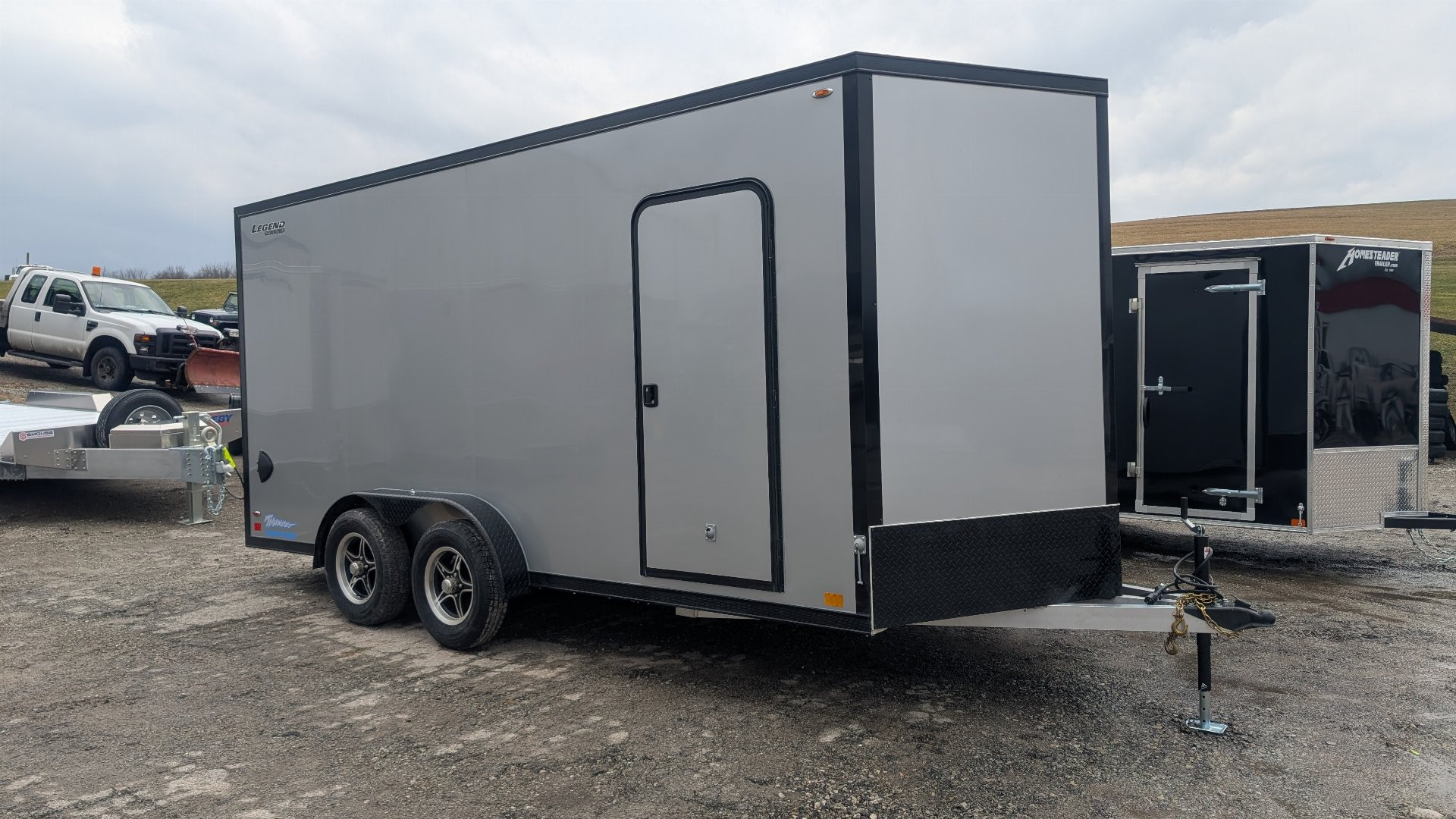 New 2025 Legend 7.5 x 16 + 2' V-Nose Thunder Cargo Trailer w/ Ramp (84" Inside!!!)
