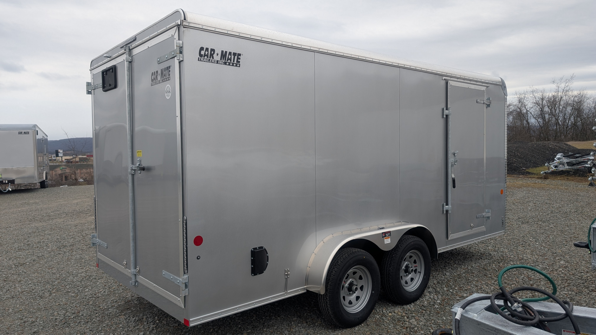 New 2025 Car Mate 7x16 HD Custom Cargo Trailer w/ Barn Doors (PRICE DROP!!)