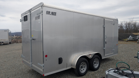 New 2025 Car Mate 7x16 HD Custom Cargo Trailer w/ Barn Doors (PRICE DROP!!)