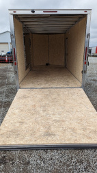 New 2025 Legend 7.5 x 16 + 2' V-Nose Thunder Enclosed Cargo Trailer w/ Ramp (84" Inside!!!)