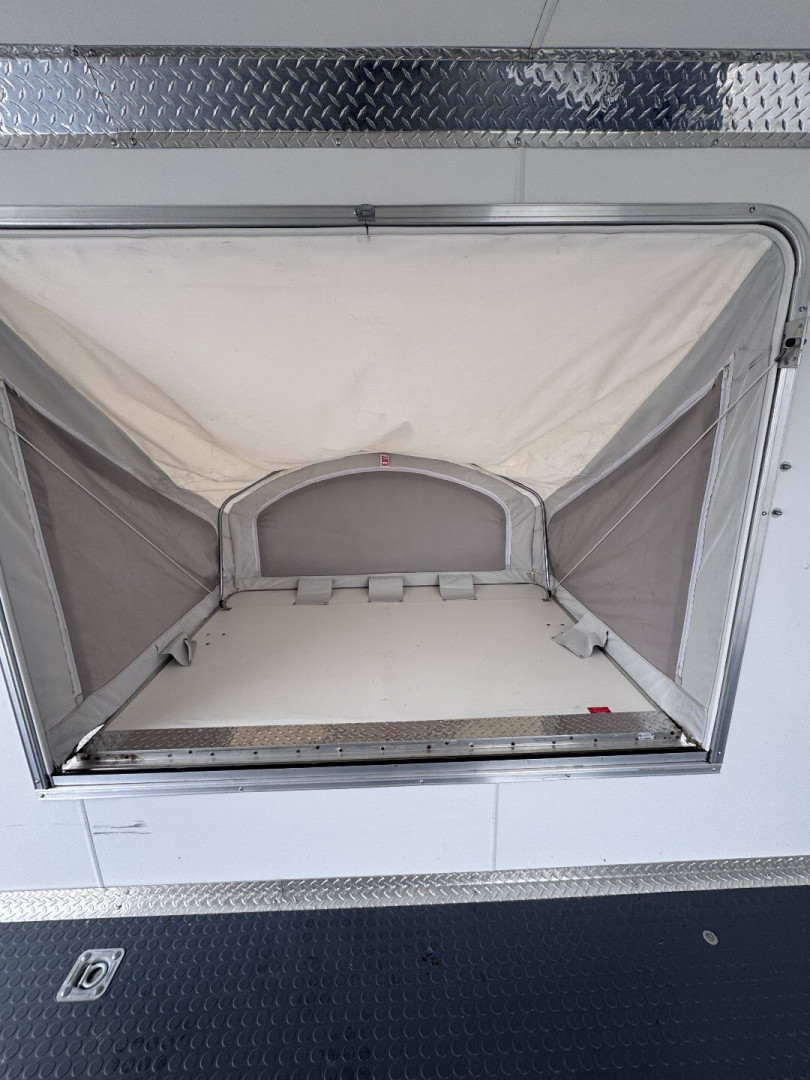 Used SOLD - 2011 Car Mate 7x14 w/ Pup Tent Cargo w/ Ramp Door
