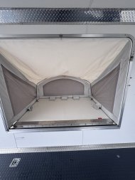 Used SOLD - 2011 Car Mate 7x14 w/ Pup Tent Cargo w/ Ramp Door