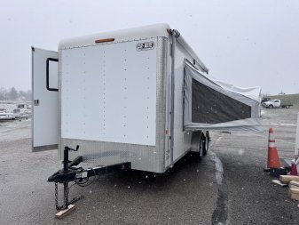 Used SOLD - 2011 Car Mate 7x14 w/ Pup Tent Cargo w/ Ramp Door