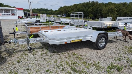 New 2026 Aluma 6'5" x 12 HD Aluminum Tilt Trailer