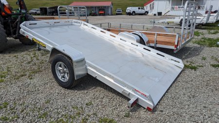 New 2026 Aluma 6'5" x 12 HD Aluminum Tilt Trailer
